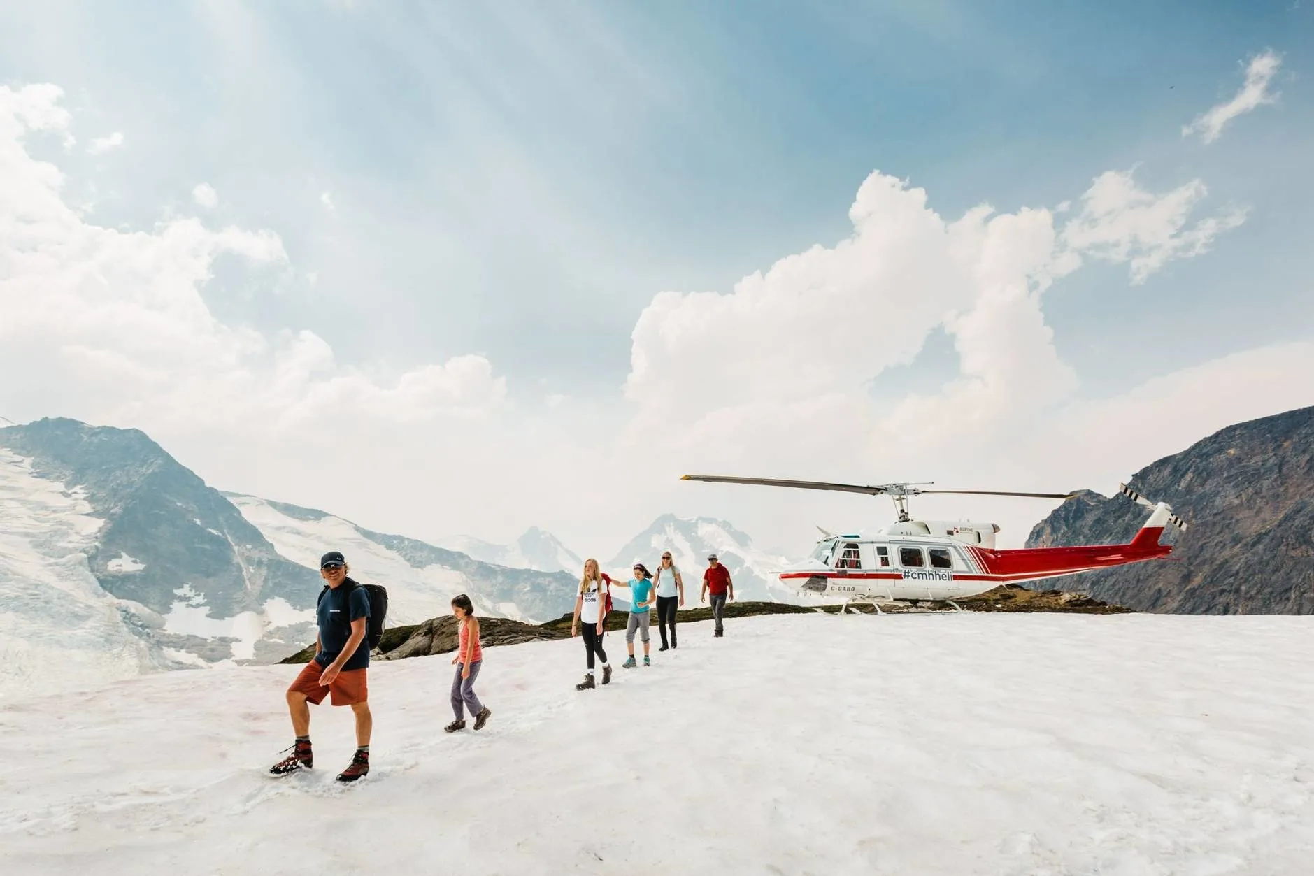 CMH Cariboos summer heli-skiing adventures